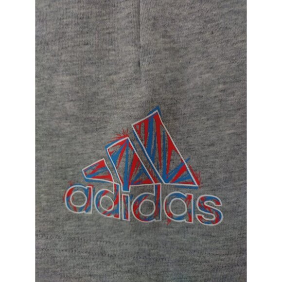 ADIDAS, Bumbac and polyester shorts, gray color, for men, size S, NWT - Picture 7 of 12